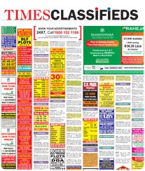 Ads on Times Classifieds