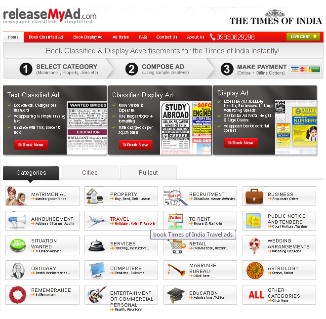 Book-Time-Of-India-Multiple-Ad-Online-Through-ReleaseMyAd