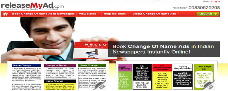 change-of-name-ad-booking