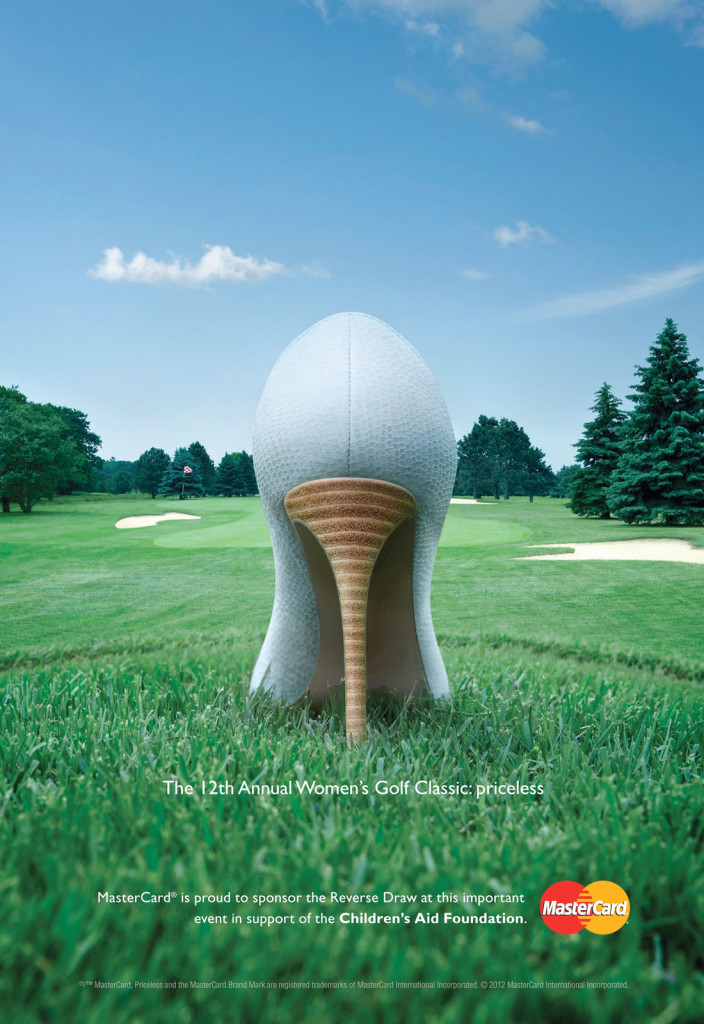 MasterCard-Promoting-Women's-Golf-Tournament-Ad