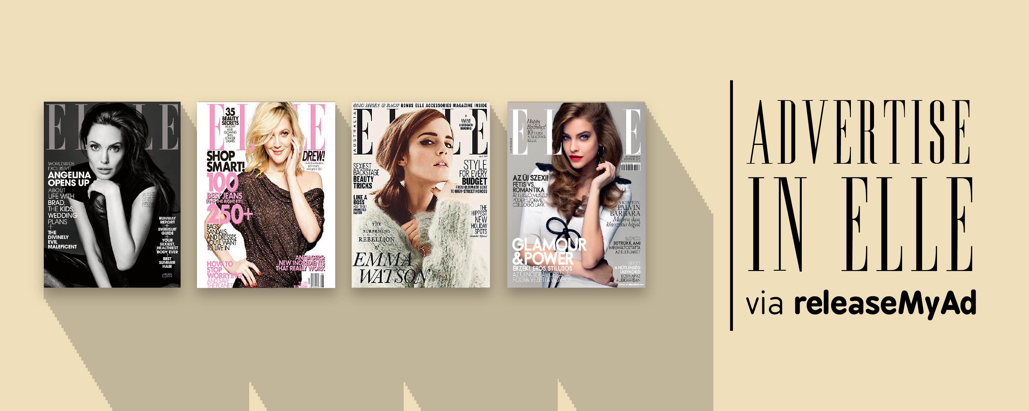 Book your ads on Elle Magazine via releaseMyAd | releaseMyAd Blog