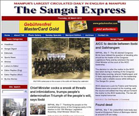 Booking Ads in The Sangai Express gets simpler | releaseMyAd Blog