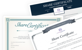 Lost Share Certificates Advertisement