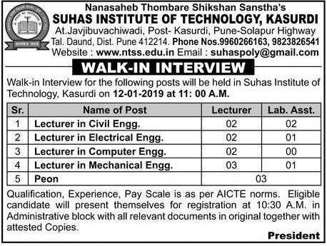 Times Of India Recruitment Ad