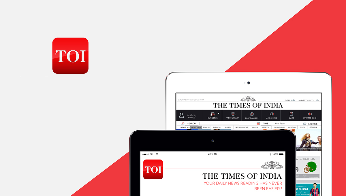 Digital Advertising on TOI App now can be done in a few simple steps | releaseMyAd Blog